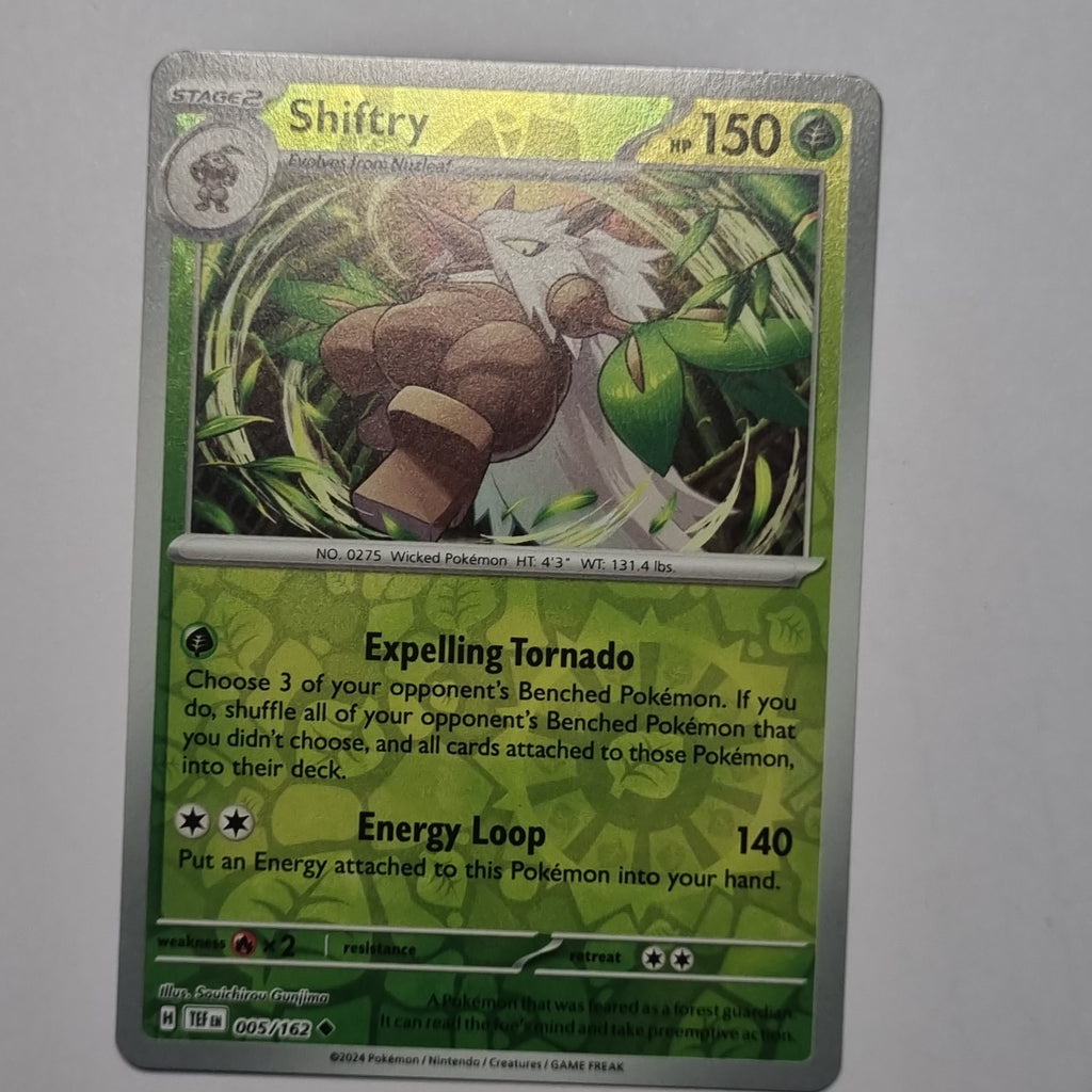 Pokemon TCG - Temporal Forces - #005 - Shiftry - Reverse Holo Uncommon