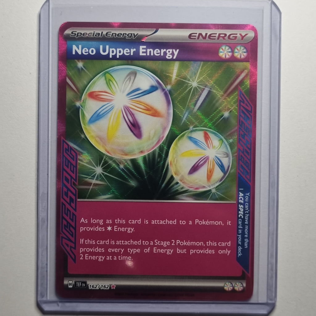 Pokemon TCG - Temporal Forces - #162 - Neo Upper Energy Ace Spec Card
