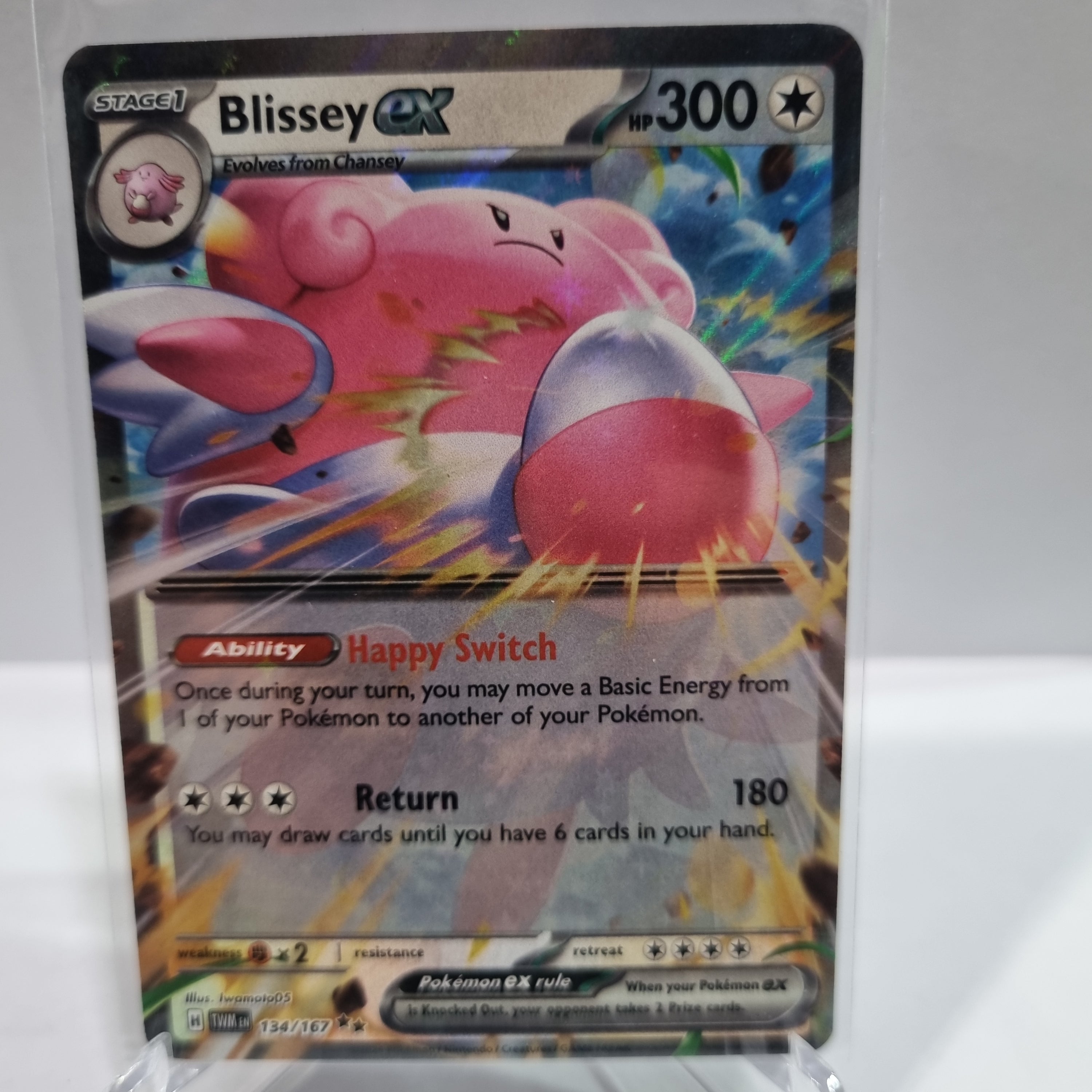 Pokemon TCG - Twilight Masquerade - #134 - Blissey ex