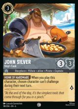 Lorcana Azurite Sea - John Silver - Ship's Cook - #181/204 - Common