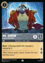 Lorcana Azurite Sea - Mr. Arrow - Legacy's First Mate - #182/204 - Common