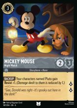 Lorcana Azurite Sea - Mickey Mouse - Nightwatchman - #187/204 - Uncommon