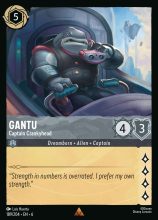 Lorcana Azurite Sea - Gantu - Stubborn Captain - #189/204 - Rare