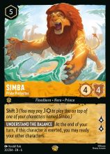 Lorcana Azurite Sea - Simba - Pride Protector - #20/204 - Legendary