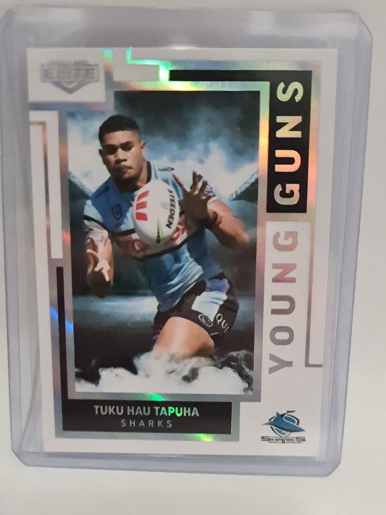 2024 Elite NRL - Young Guns White - #YG07 - Tuku Hau Tapuha - Sharks - 160/206