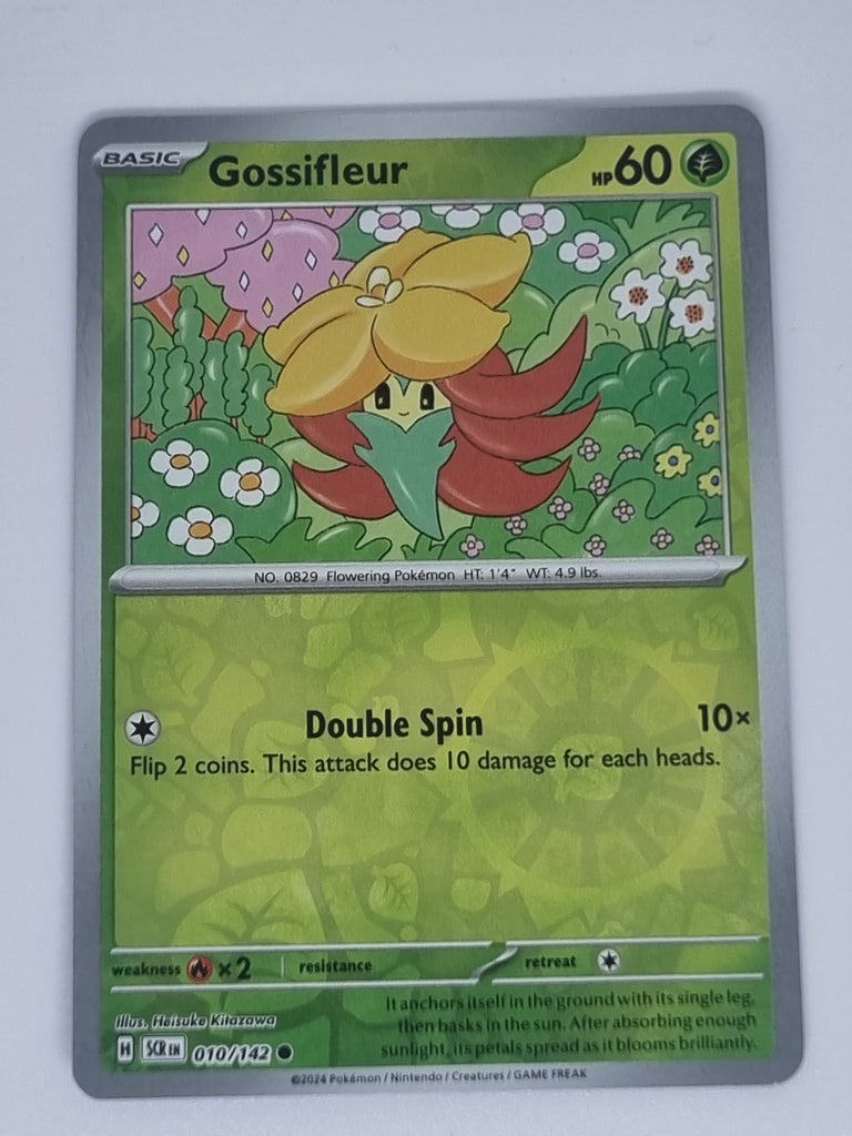 Pokemon TCG - Stellar Crown - #010/142 - Gossifleur - Common - Reverse Funporium Pokemon TCG - Stellar Crown - #010/142 - Gossifleur - Common - Reverse Funporium