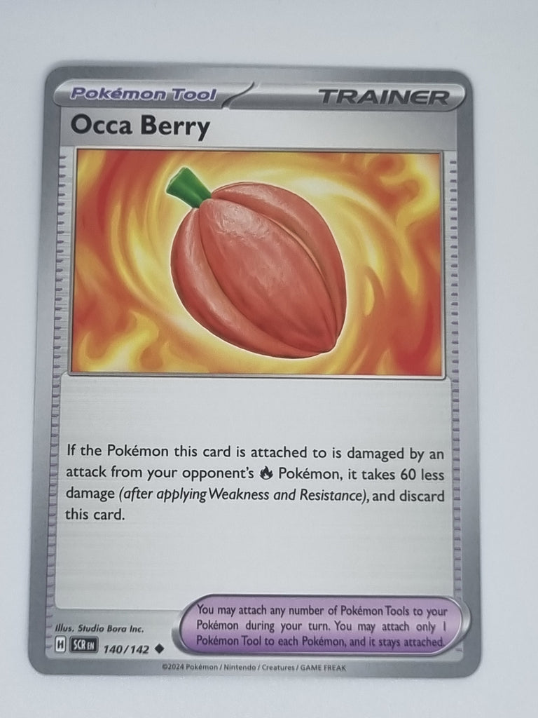 Pokemon TCG - Stellar Crown - #140/142 - Occa Berry - Uncommon Funporium Pokemon TCG - Stellar Crown - #140/142 - Occa Berry - Uncommon Funporium