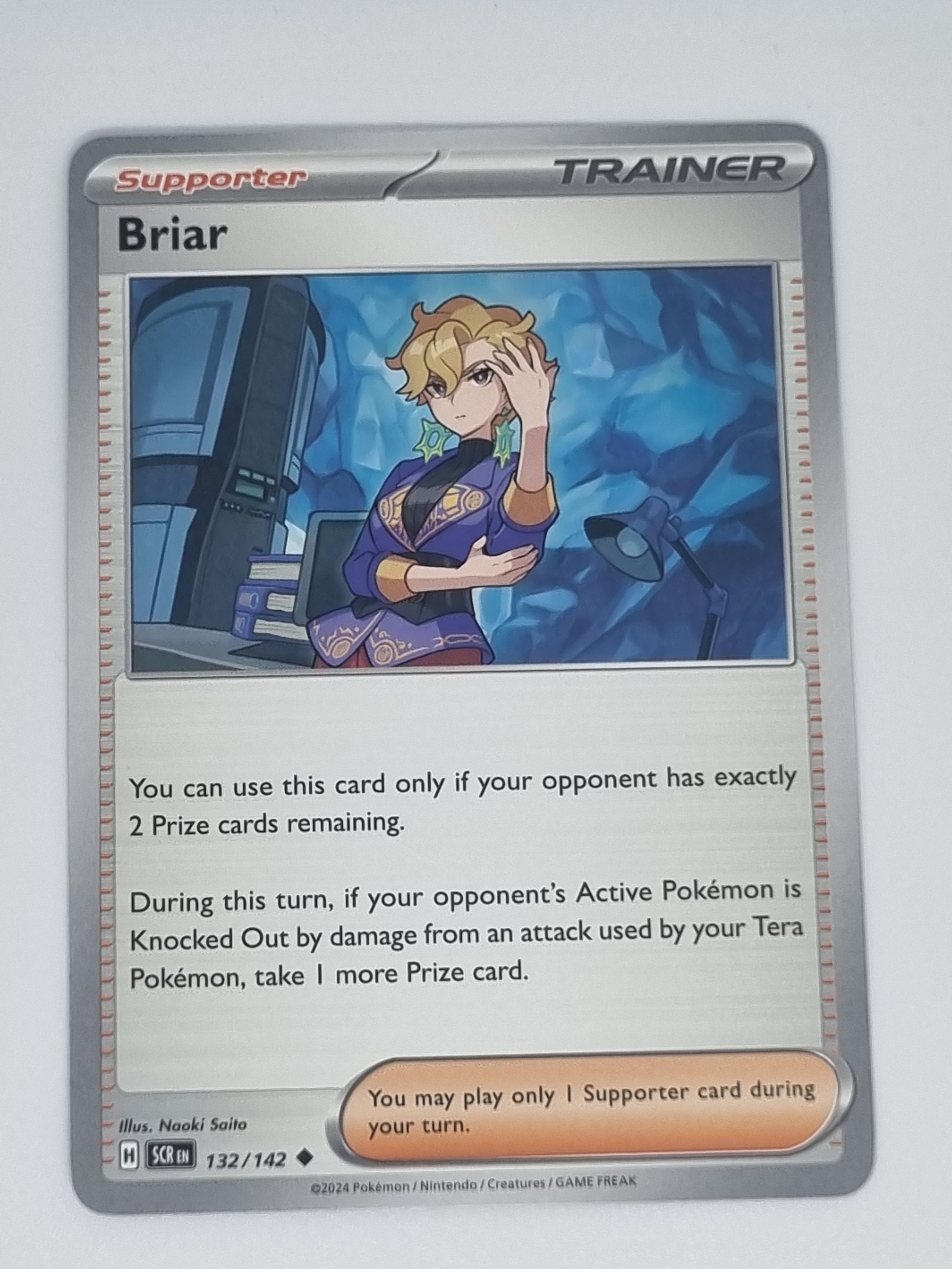 Pokemon TCG - Stellar Crown - #132/142 - Briar - Uncommon Funporium Pokemon TCG - Stellar Crown - #132/142 - Briar - Uncommon Funporium