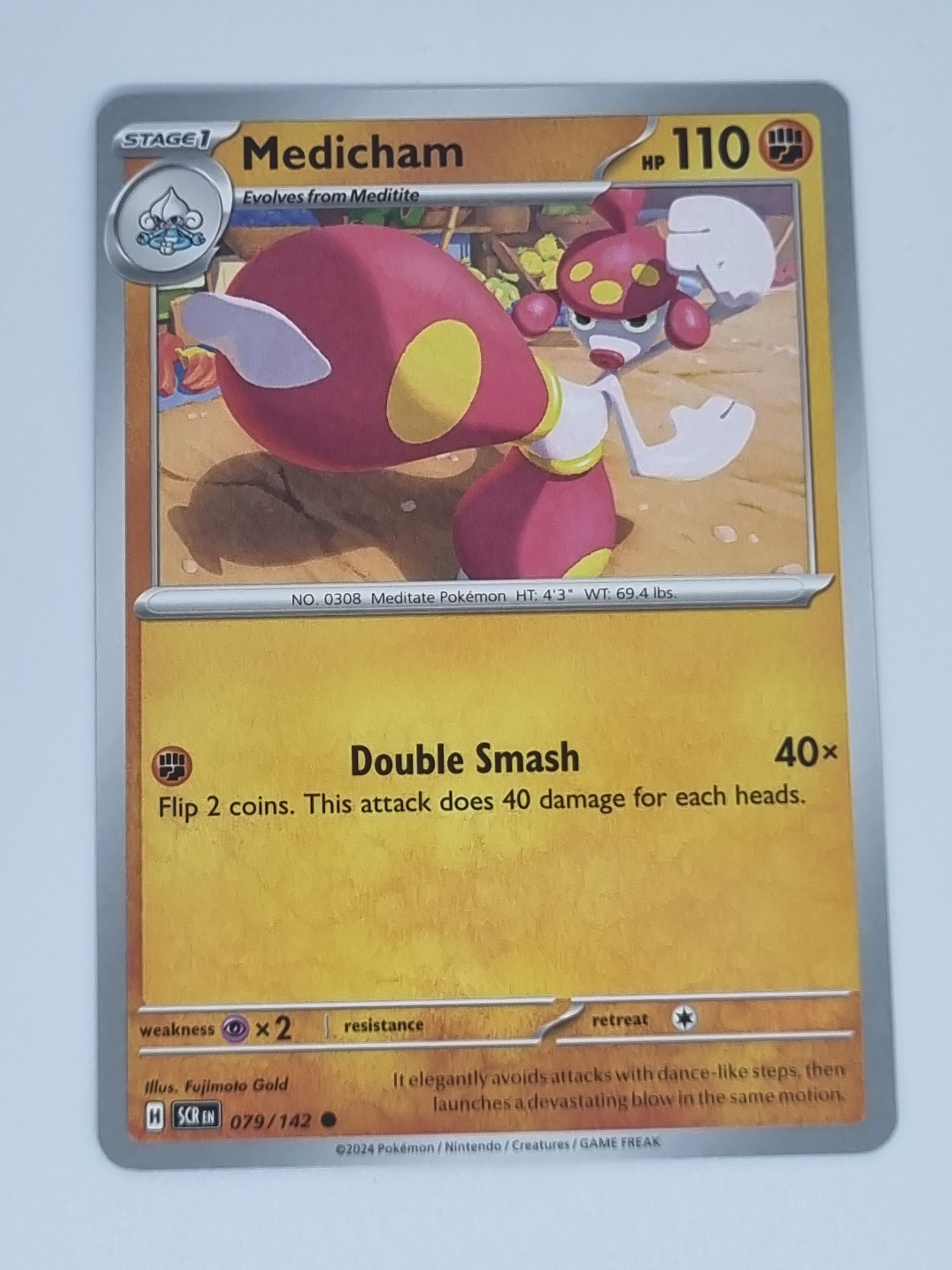 Pokemon TCG - Stellar Crown - #079/142 Medicham - Common Funporium Pokemon TCG - Stellar Crown - #079/142 Medicham - Common Funporium
