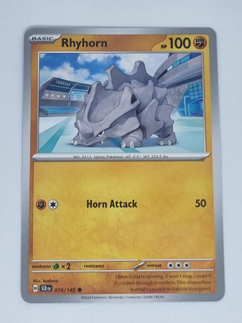 Pokemon TCG - Stellar Crown - #076/142 - Rhyperior