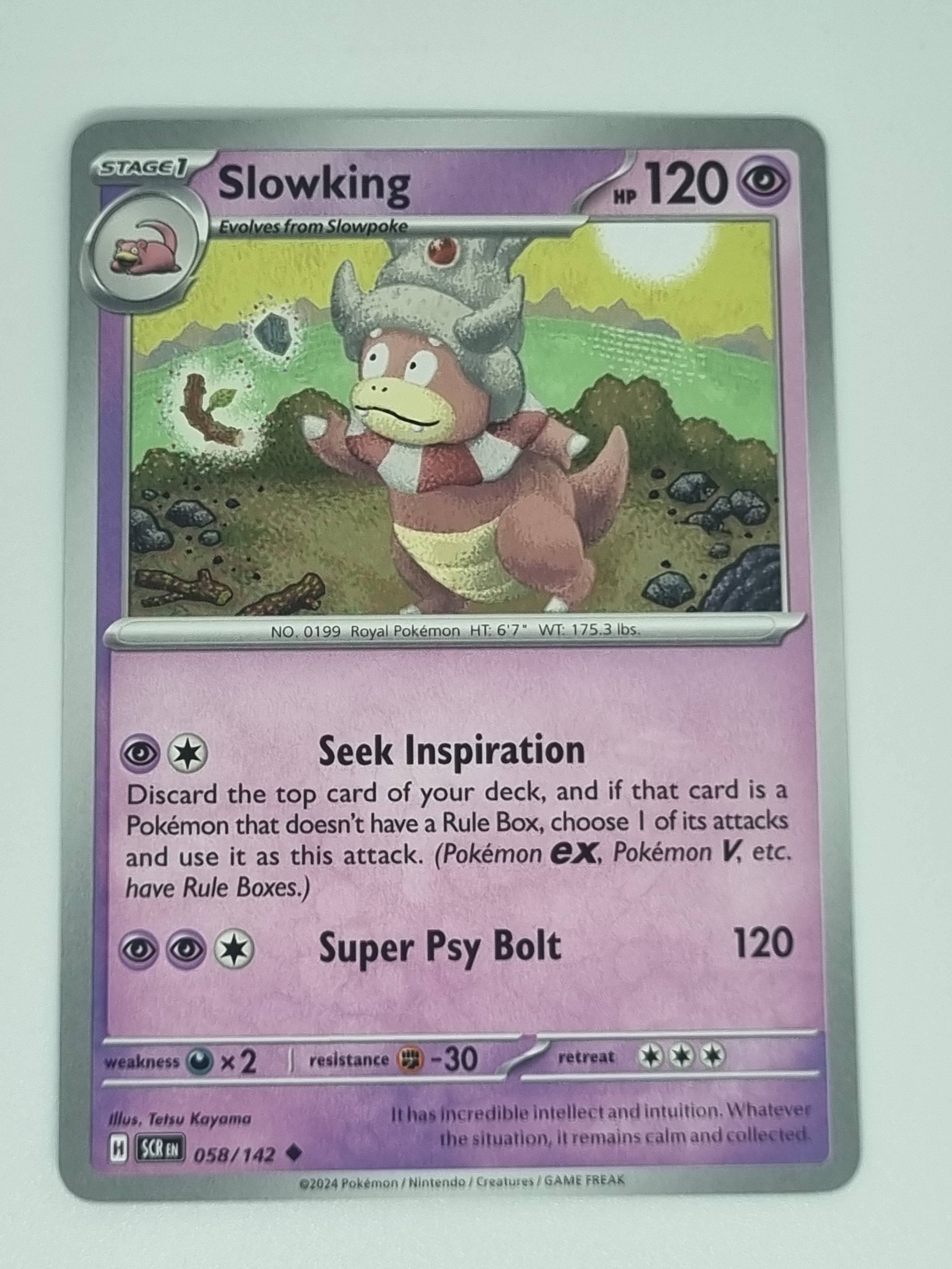 Pokemon TCG - Stellar Crown - #058/142 - Slowking