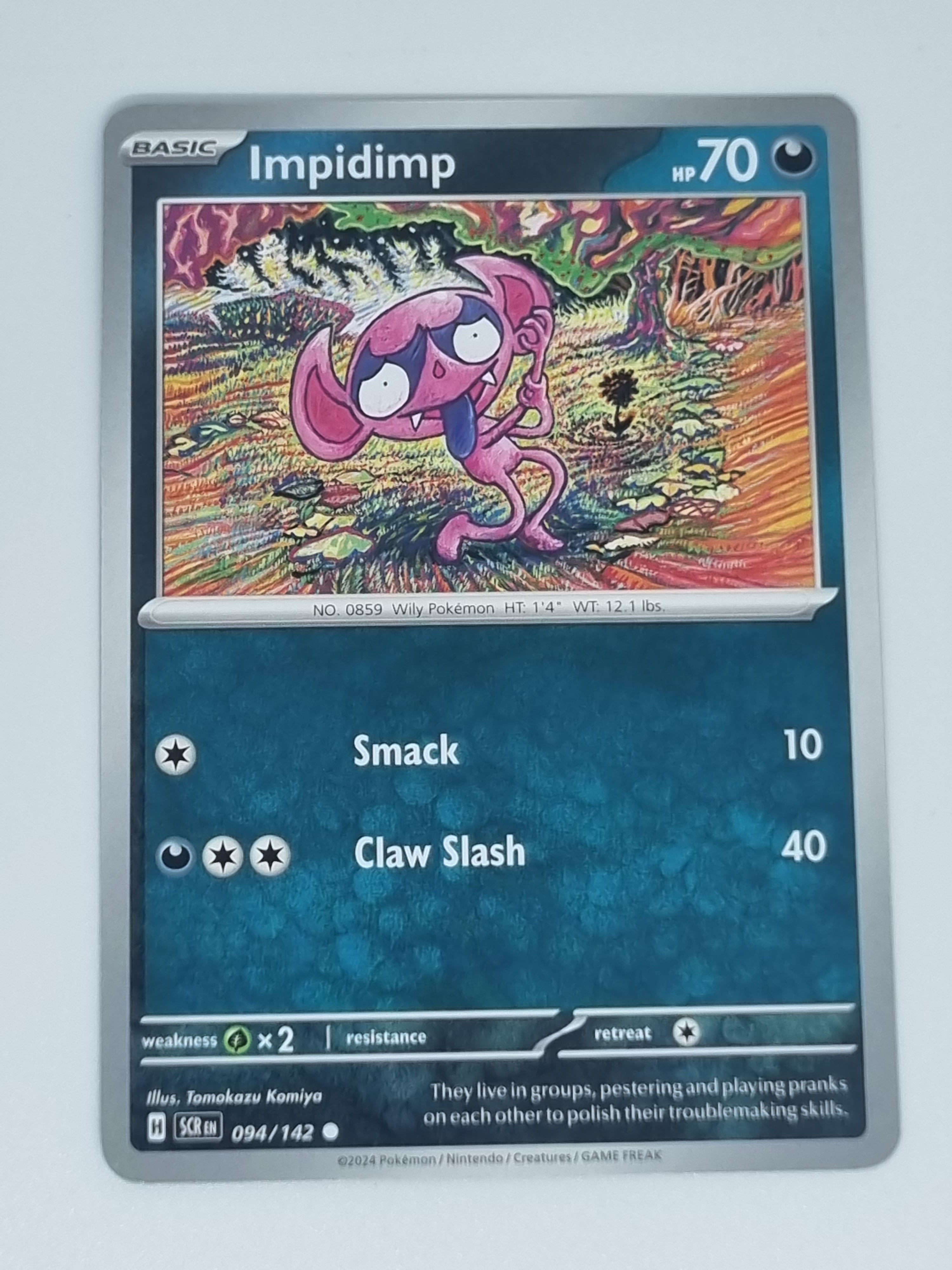 Pokemon TCG - Stellar Crown - #094/142 - Impidimp