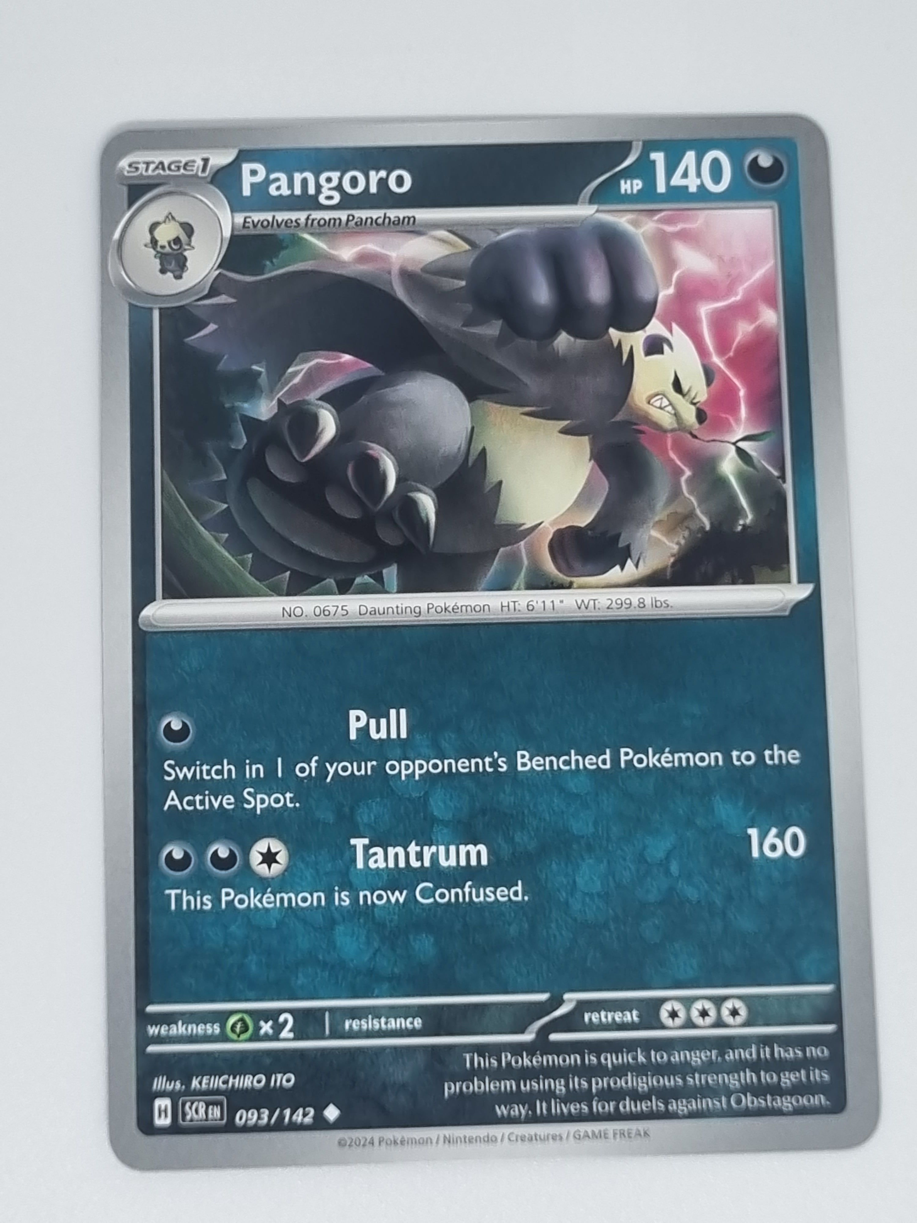 Pokemon TCG - Stellar Crown - #093/142 - Pangoro