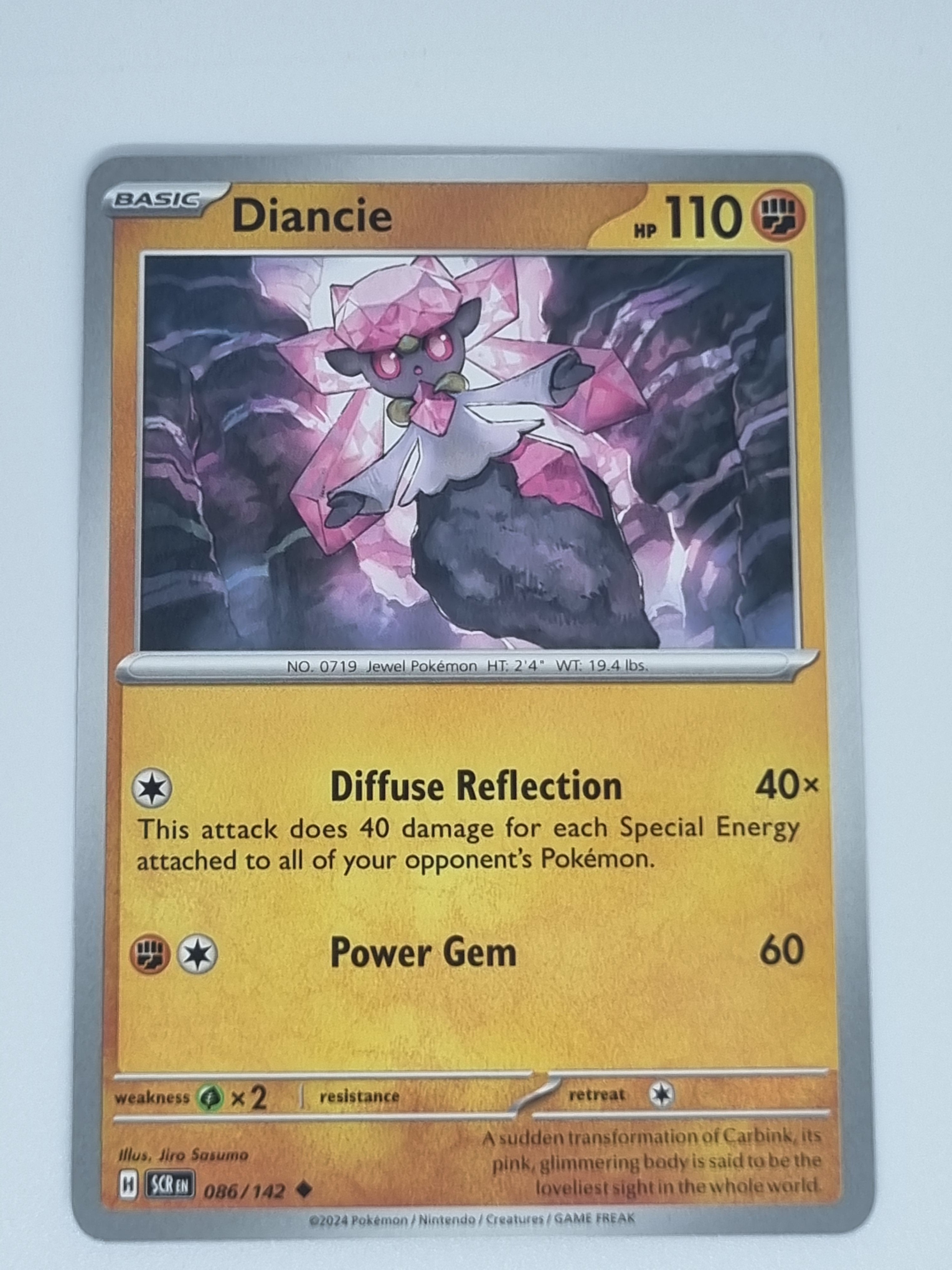 Pokemon TCG - Stellar Crown - #086/142 - Diancie