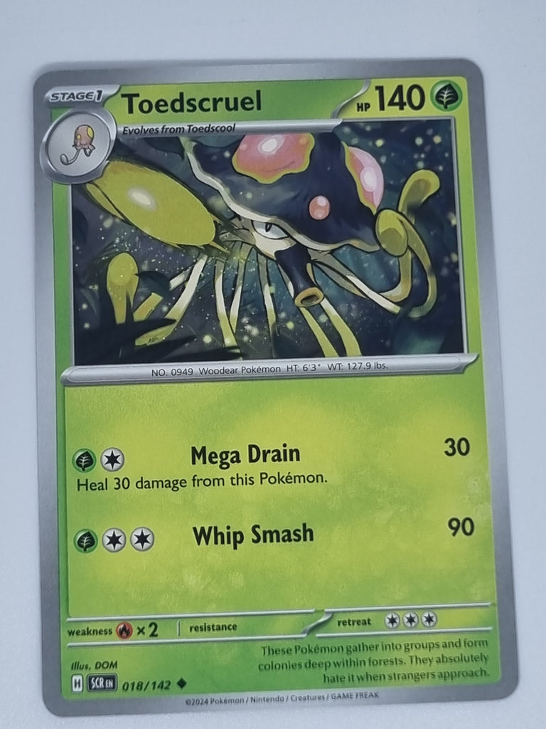 Pokemon TCG - Stellar Crown - #018/142 - Toedscruel - Uncommon