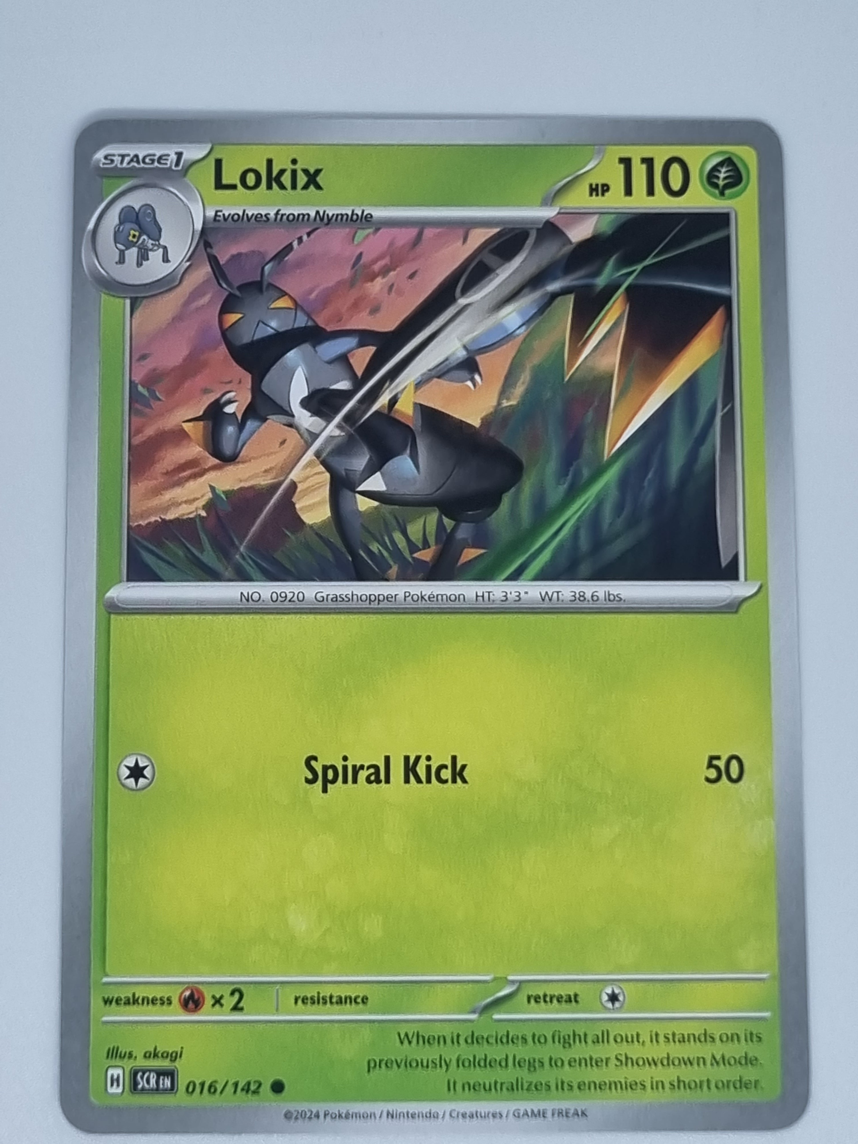 Pokemon TCG - Stellar Crown - #016/142 - Lokix