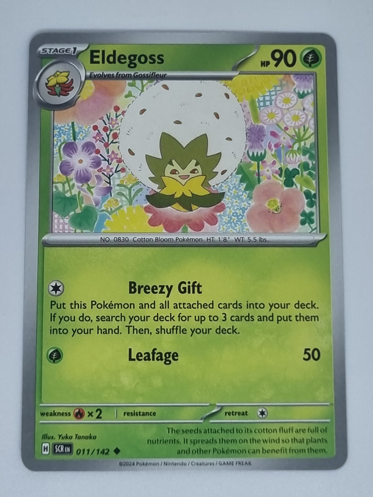 Pokemon TCG - Stellar Crown - #011/142 - Eldegoss - Uncommon