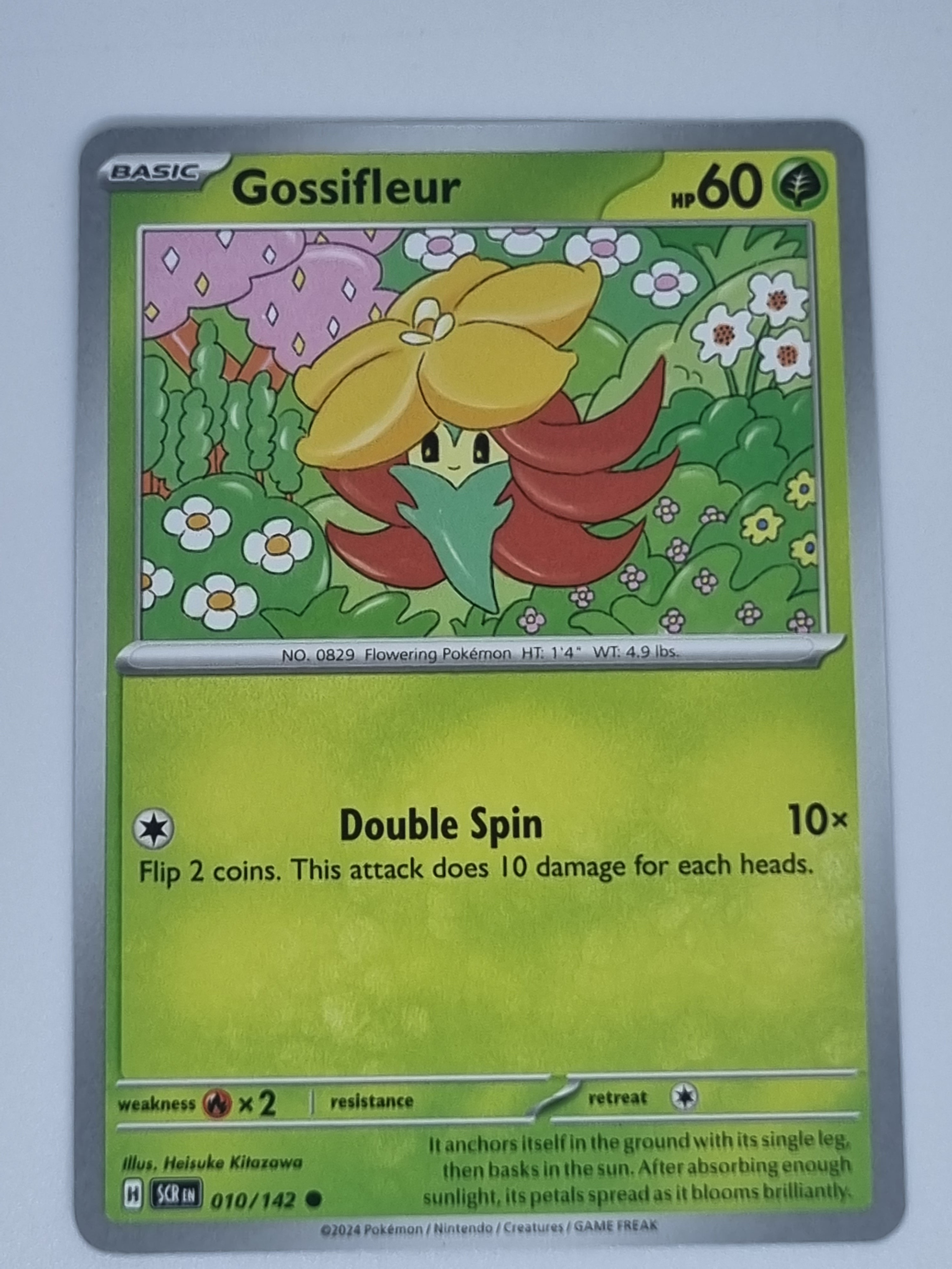 Pokemon TCG - Stellar Crown - #010/142 - Gossifleur - Common Funporium Pokemon TCG - Stellar Crown - #010/142 - Gossifleur - Common Funporium