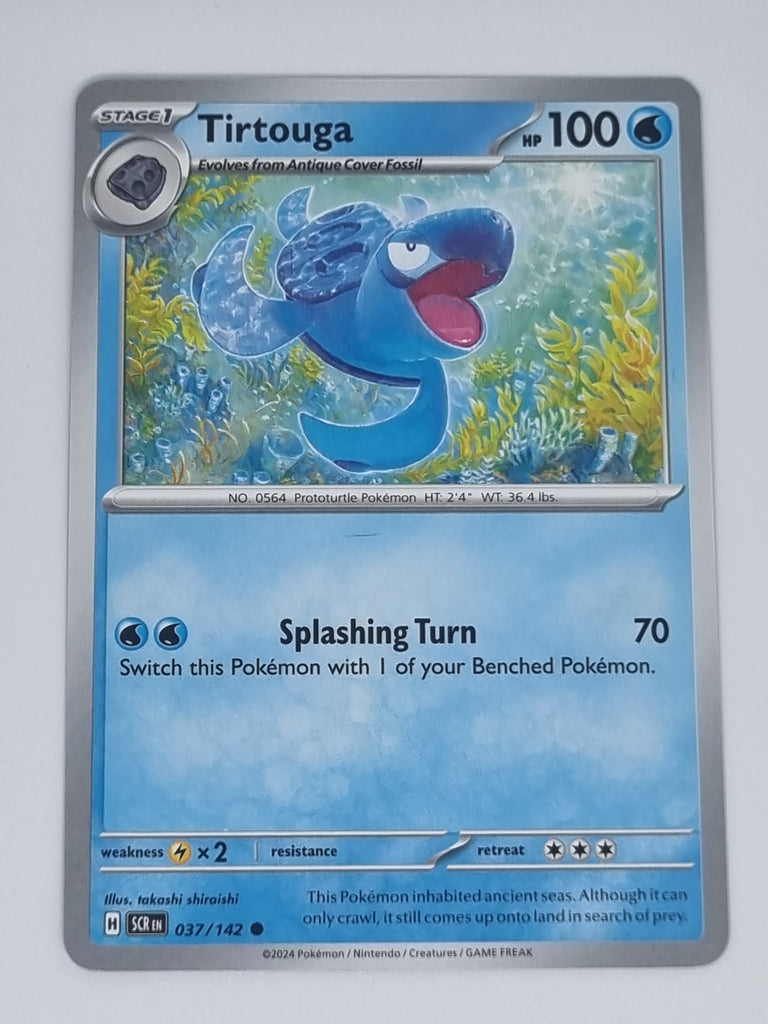 Pokemon TCG - Stellar Crown - #037/142 - Tirtouga - Common