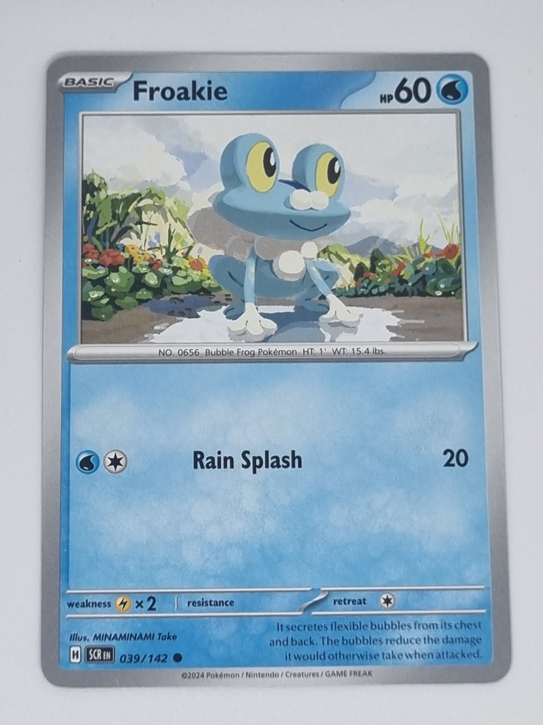 Pokemon TCG - Stellar Crown - #039/142 - Froakie - Common