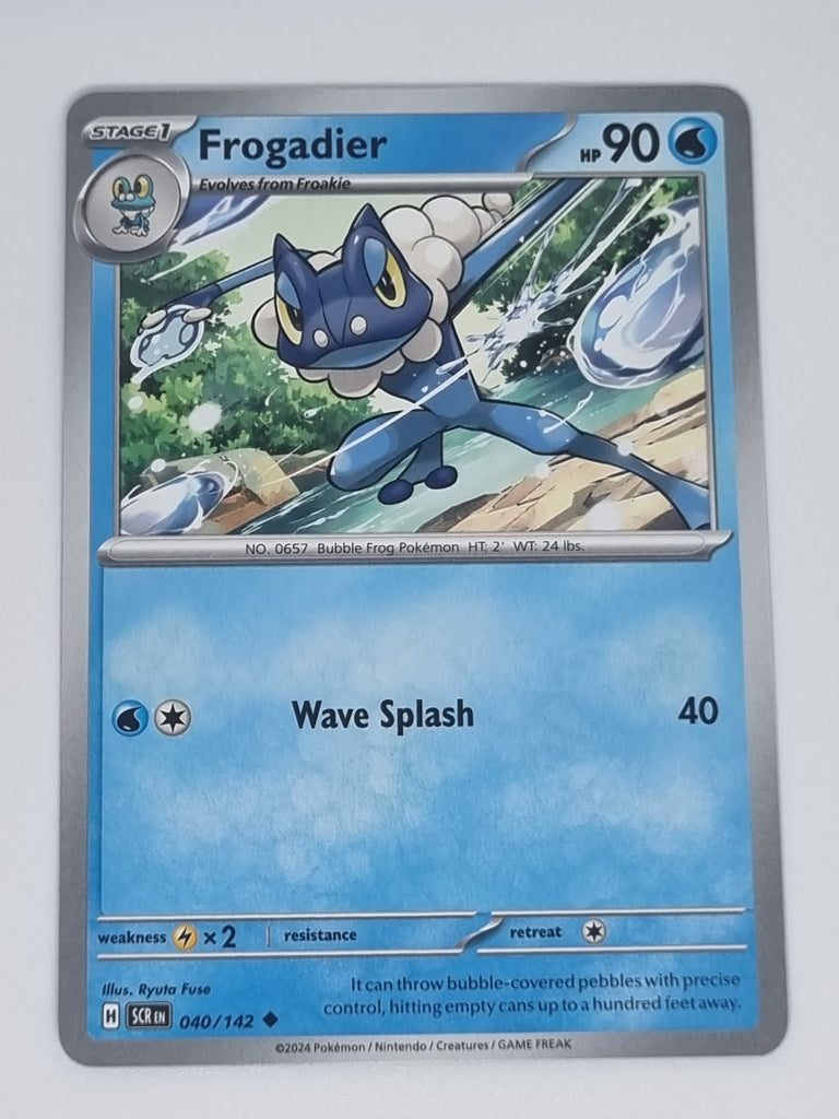 Pokemon TCG - Stellar Crown - #040/142 - Frogadier - Uncommon