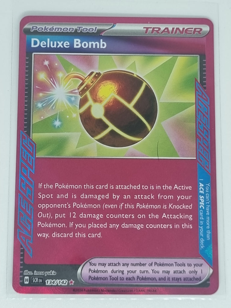 Pokemon TCG - Stellar Crown - #134/142 - Deluxe Bomb - Ace Spec