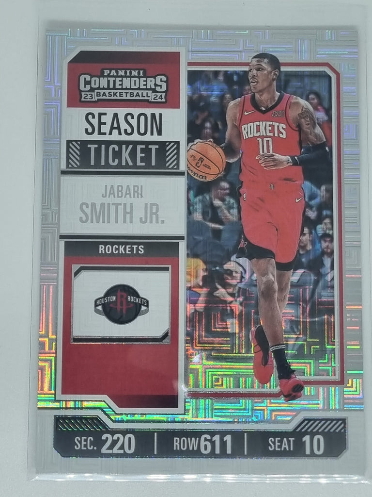 23-24 Panini Contenders Season Ticket Premium Edition #88 Jabari Smith Jr. Rockets