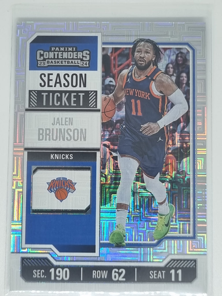 23-24 Panini Contenders Season Ticket Premium Edition #59 Jalen Brunson Knicks