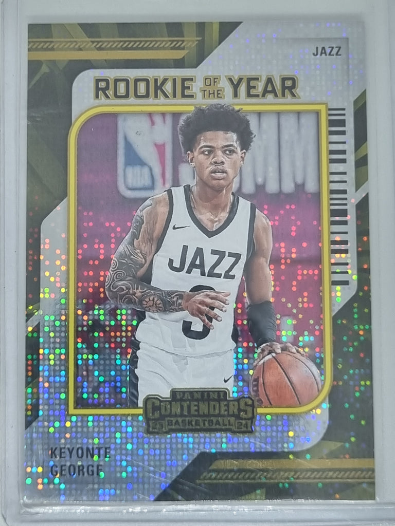 23-24 Panini Contenders - Rookie of the Year - #13 - Keyonte George - Jazz