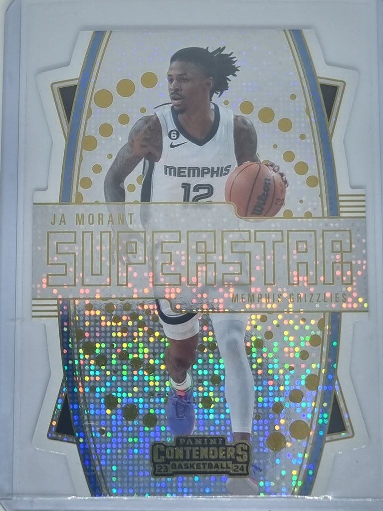 23-24 Panini Contenders - Superstar Die-Cuts - #10 - Ja Morant - Grizzlies