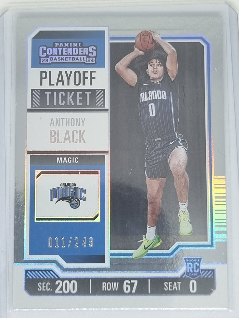 23-24 Panini Contenders Playoff Ticket #35 Anthony Black Magic #011/249