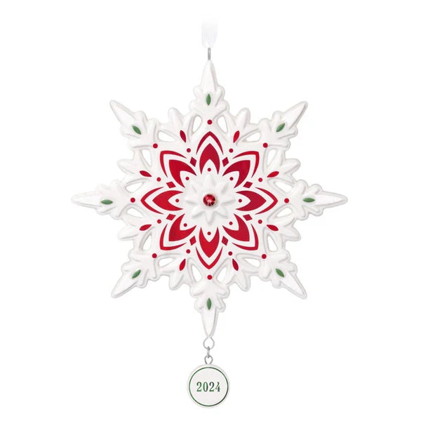 Snowflake 2024 Hallmark Keepsake Christmas Ornament 2024 Funporium