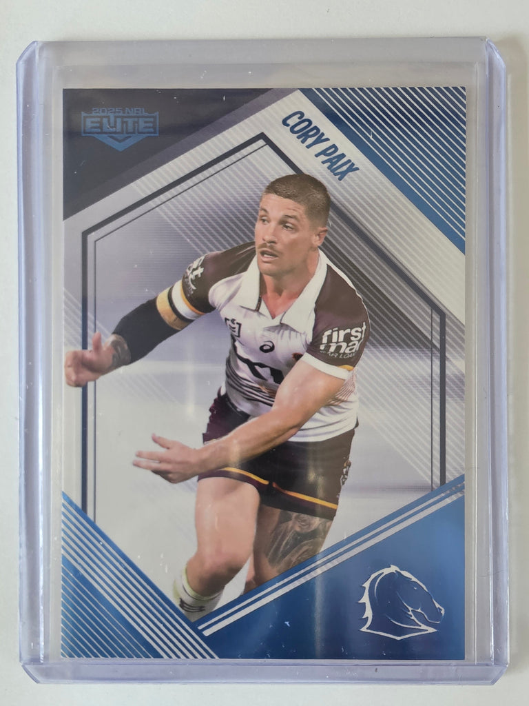 NRL 2025 Elite | Mojo Sapphire| #MS07 | Cory Paix | #26/27 | Broncos