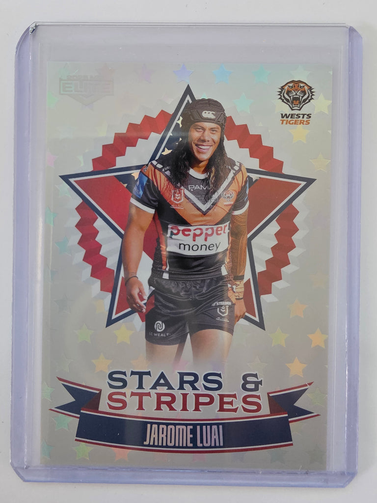 NRL 2025 Elite USA Edition | Stars & Stripes |#US33 | Jarome Luai |#40/59 Tigers