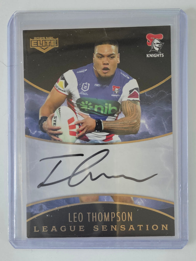 NRL 2025 Elite | League Sensations Black | #LSB09 | Leo Thompson |#14/48|Knights