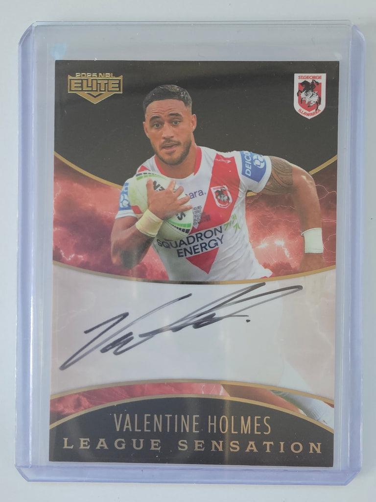 NRL 2025 Elite | League Sensations Black|#LSB14|Valentine Holmes|#47/48|Dragons