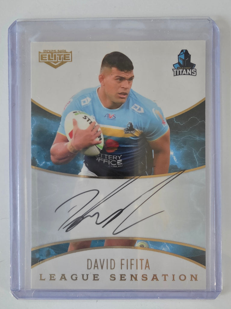 NRL 2025 Elite | League Sensations White | #LSW06 | David Fifita | #19/96|Titans