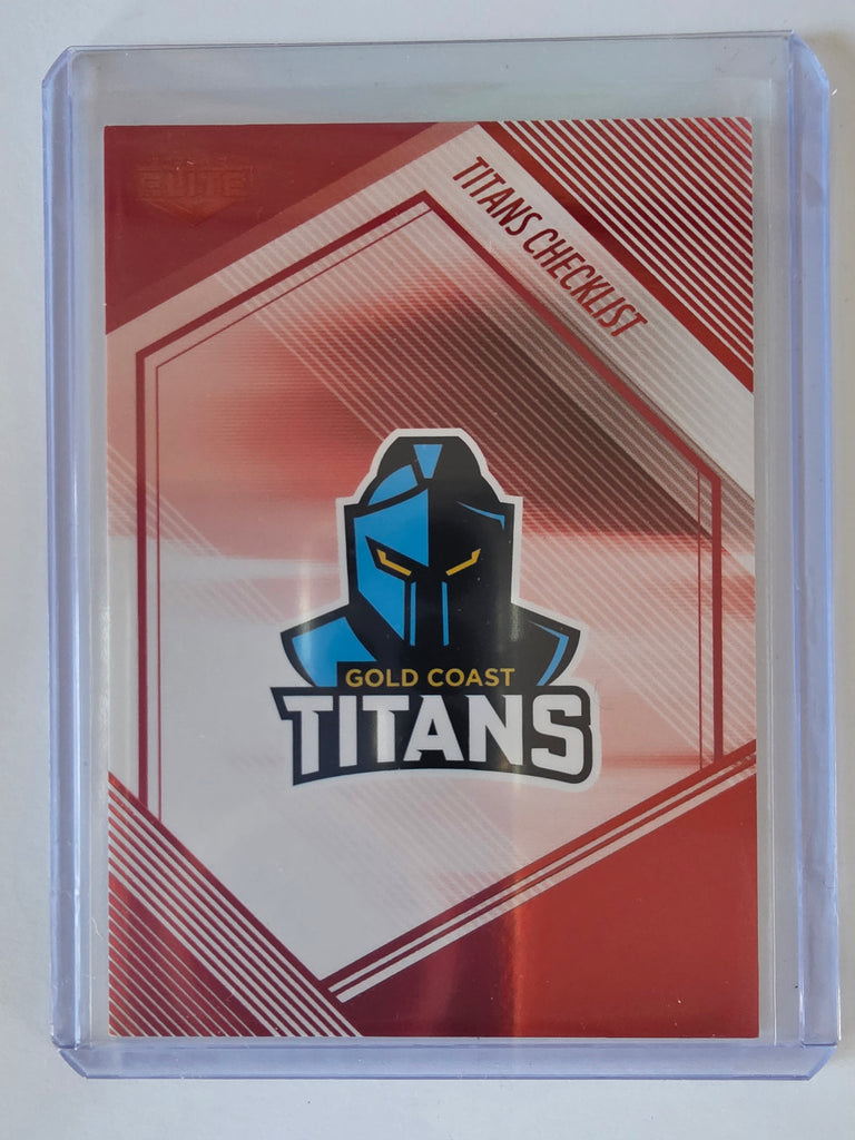 NRL 2025 Elite | Mojo Ruby | #MR46 | Checklist | #08/53 | Titans