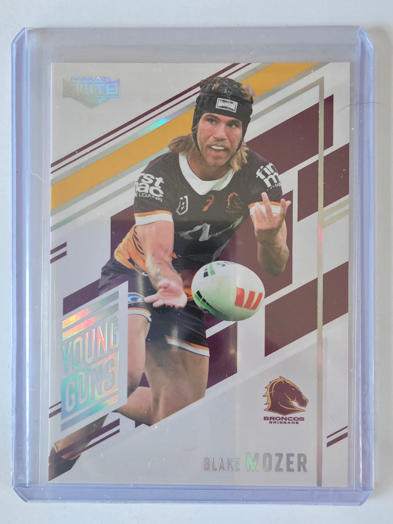 NRL 2025 Elite | Young Guns White | #YG01 | Blake Mozer | #162/221 | Broncos