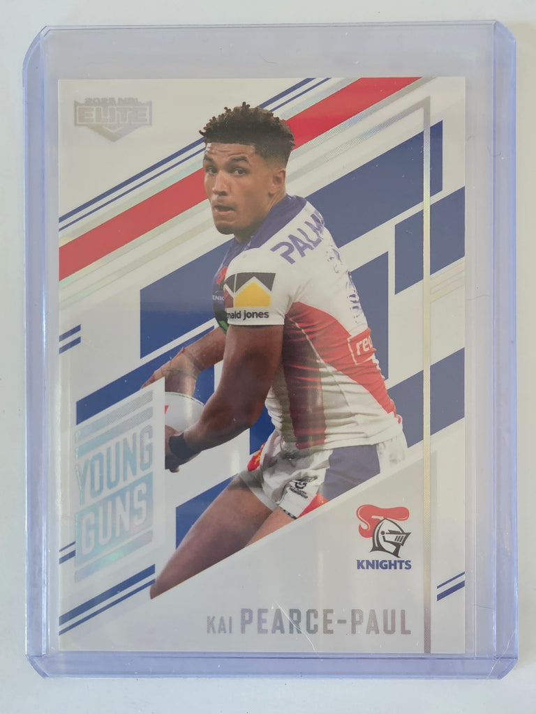 NRL 2025 Elite | Young Guns White | #YG17 | Kai Pearce-Paul | #095/221 | Knights