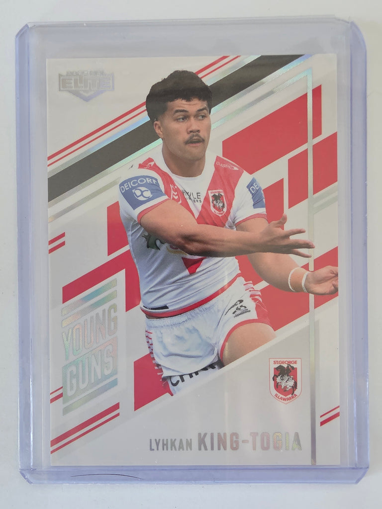 NRL 2025 Elite | Young Guns White | #YG27 | Lyhkan King-Togia #026/221 | Dragons