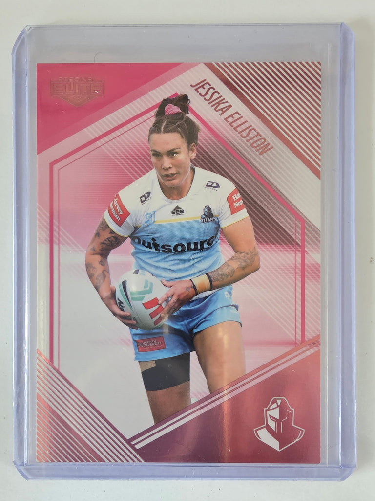 NRL 2025 Elite | Mojo Pink Diamond | #PD22 | Jessika Elliston | #21/68 | Titans