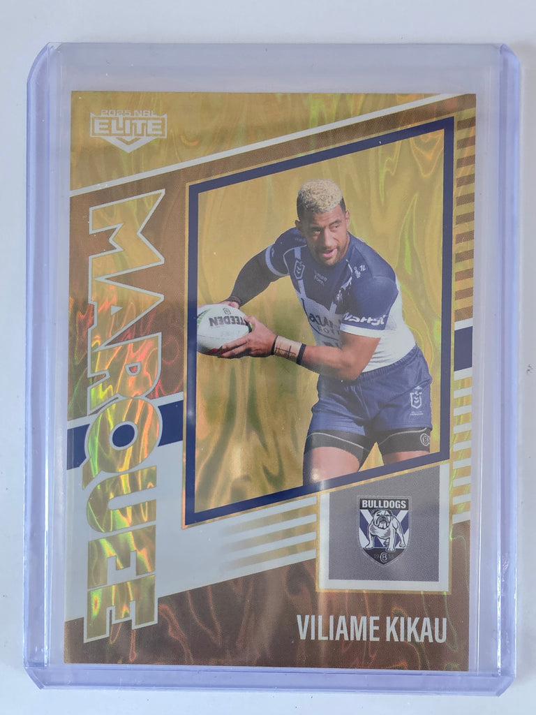NRL 2025 Elite | Marquee Gold | #MG08 | Viliame Kikau | #37/93 | Bulldogs