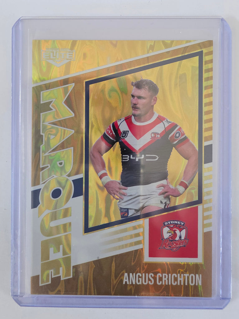 NRL 2025 Elite | Marquee Gold | #MG37 | Angus Crichton | #77/93 | Roosters