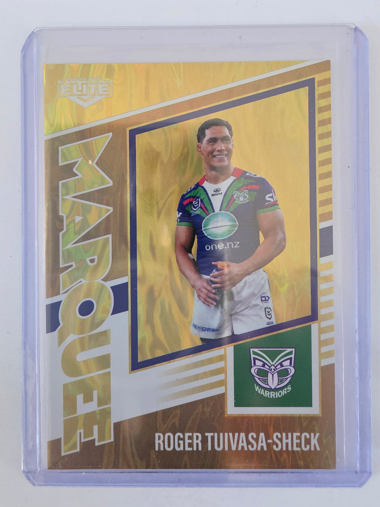NRL 2025 Elite | Marquee Gold | #MG40 | Roger Tuivasa-Sheck | #61/93 | Warriors