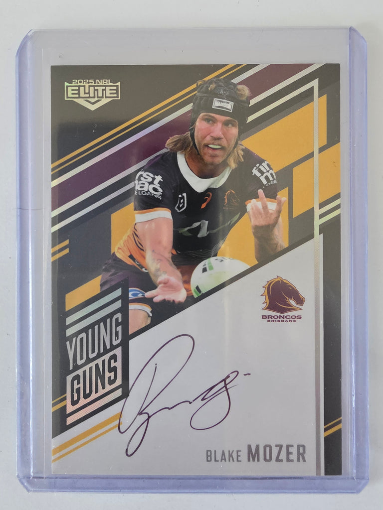 NRL 2025 Elite | Young Guns Black | #YGS01 | Blake Mozer | #145/159 | Broncos