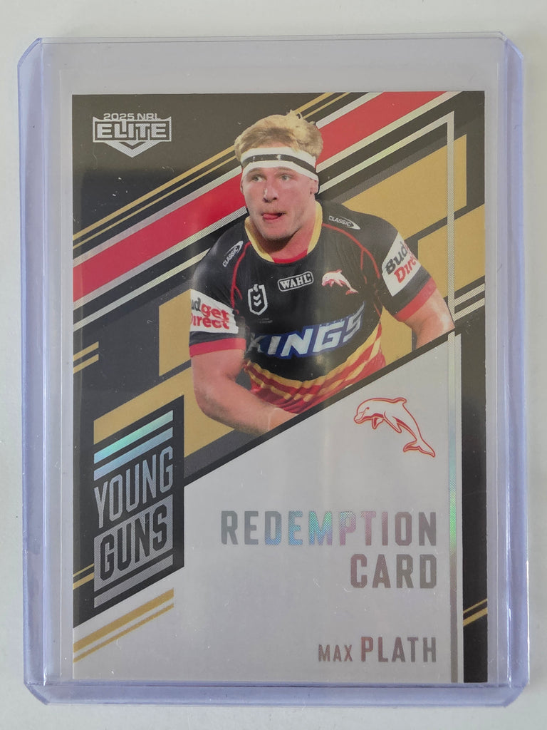 NRL 2025 Elite | Young Guns Black | #YGS05 | Max Plath | #029/159 | Dolphins
