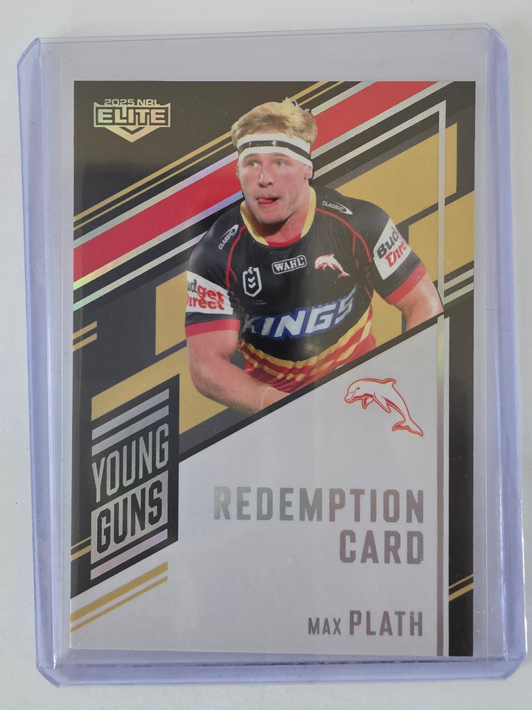 NRL 2025 Elite | Young Guns Black | #YGS05 | Max Plath | #062/159 | Dolphins