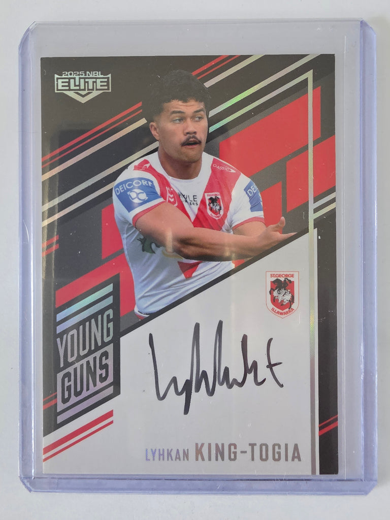 NRL 2025 Elite | Young Guns Black | #YGS14 | Lyhkan King-Togia #031/159 Dragons