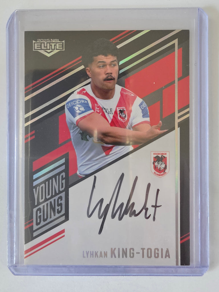 NRL 2025 Elite | Young Guns Black | #YGS14 | Lyhkan King-Togia #047/159 Dragons